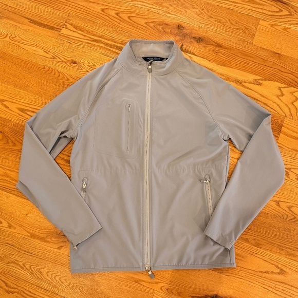 LIKE NEW Peter Millar Flex Adapt Wind Cheater Shell in British Grey (Size S) - Picture 4 of 14